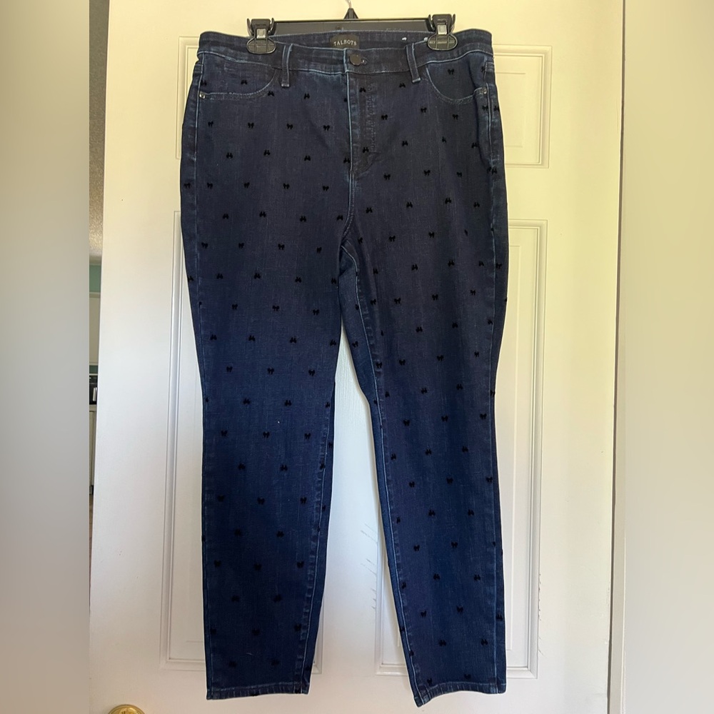 Talbots Dark Indigo Denim Jeggings